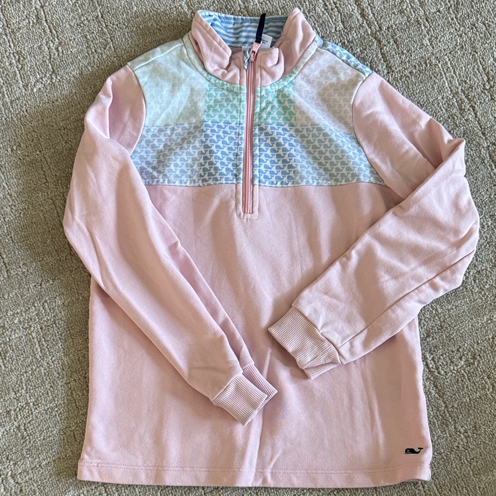 Vineyard Vines for Target Pink 1/4 Zip Pullover Shep